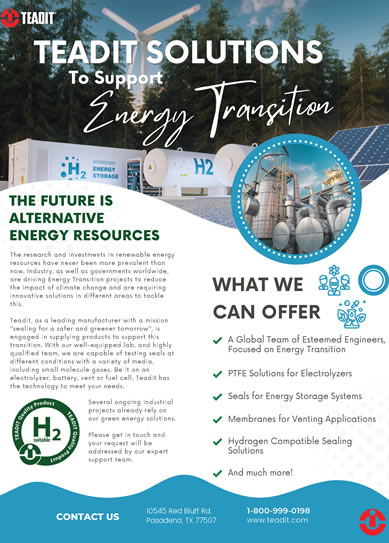 TEADIT solutions to support energy transition - 